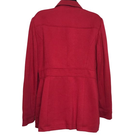 INC International Concepts Jubilant Peacoat Size Large Glamorous Red NWT - Picture 4 of 6